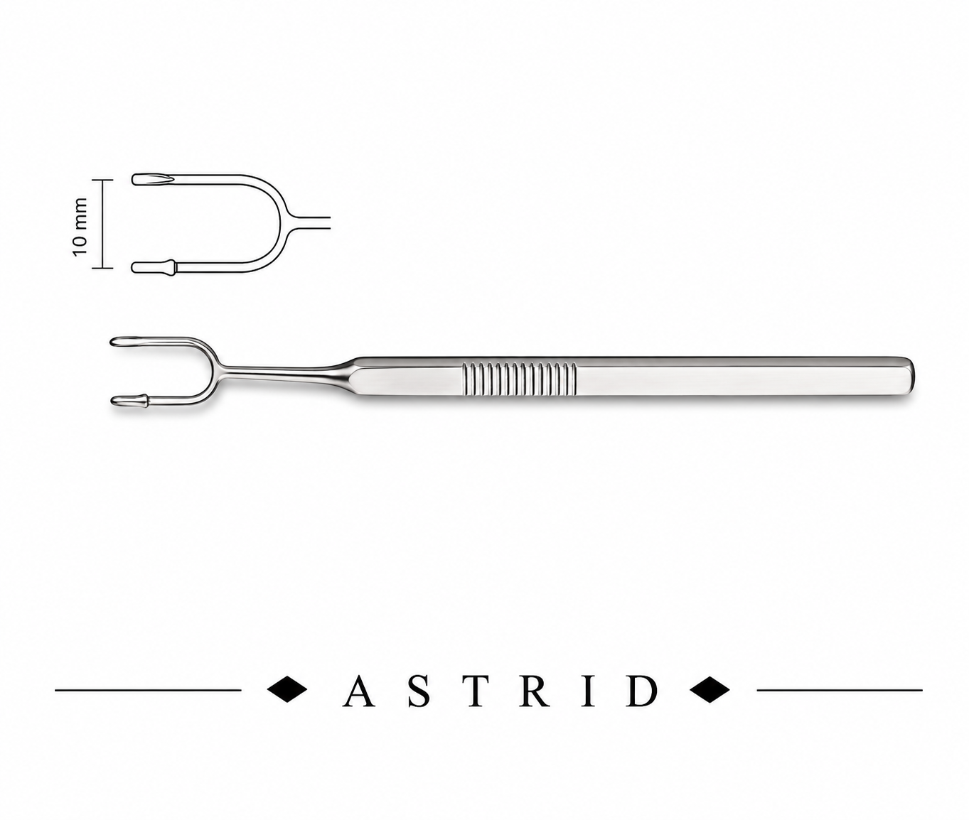 Cottle Alar And Skin Hook, 14cm, 2 Prongs 5X10mm – (Right Sharp Prong and Left Ball-Type Blunt Prong) Cottle Alar And Skin Hook, 14cm, 2 Prongs 5X10mm – (Right Sharp Prong and Left Ball-Type Blunt Prong)