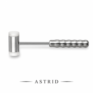 Mallet 24 cm - Solid Steel Head - Plastic Facing 215 Grams, 30 mm Diameter