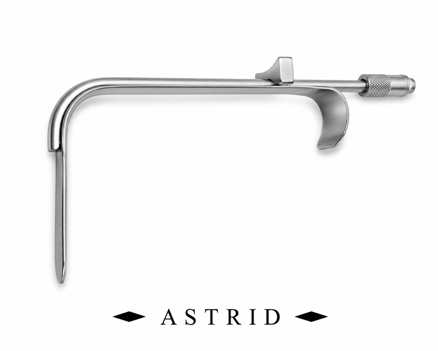 Aston Submental SS Retractor, 5-1/4 in (13.5cm) Handle, 18 X 60mm Tapered Blade With Fiber-Optics Aston Submental SS Retractor, 5-1/4 in (13.5cm) Handle, 18 X 60mm Tapered Blade With Fiber-Optics