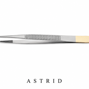 Bonney Forceps, T.C, Straight, 1X2 Teeth, 18cm