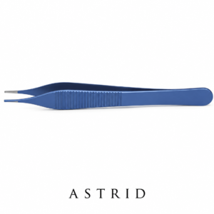 Adson Forceps, 1X2 Teeth, Titanium-BlueLine